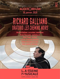 Affiche de Richard Galliano - Les chemins noirs