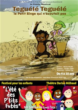 Affiche de Teguélé Teguélé le petit singe qui n'écoutait pas