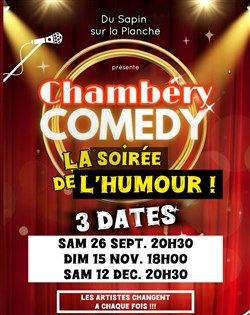 Affiche de Chambéry Comedy : la soirée de l'humour