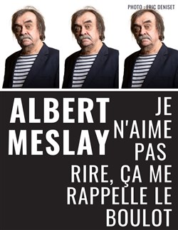 Affiche de Albert Meslay dans Je n'aime pas rire, cela me rappelle le boulot