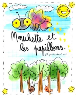 Affiche de Mouchette et les papillons