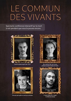 Affiche de Le Commun Des Vivants | Spectacle-Conférence interactif