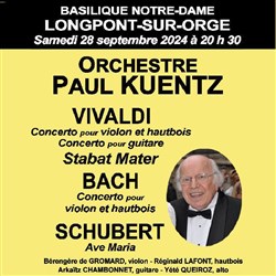 Affiche de Orchestre Paul Kuentz : Vivaldi, Bach, Schubert