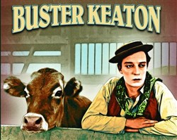 Affiche de Ciné-concert : Go West (ma vache et moi) de Buster Keaton