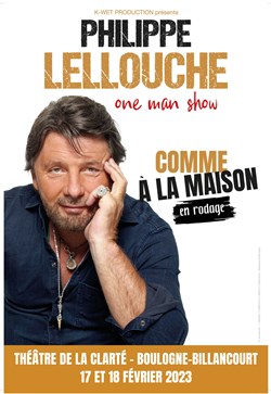 Affiche de Philippe Lellouche dans Comme à la maison | en rodage
