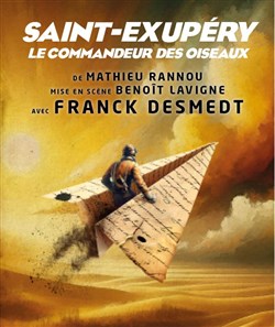 Affiche de Saint-Exupéry, le commandeur des oiseaux