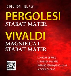 Affiche de Concerts Pergolesi Vivaldi