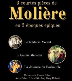 Affiche de Trois courtes pièces... de Molière