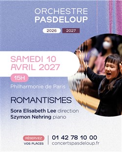 Affiche de Orchestre Pasdeloup : Romantismes