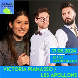 Affiche de Victoria Pianasso et Les Apollons s'éclatent au Live !