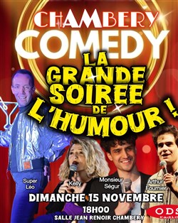Affiche de Chambéry Comedy : la soirée de l'humour