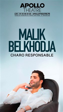 Affiche de Malik Belkhodja dans Charo responsable