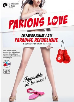 Affiche de Parions love