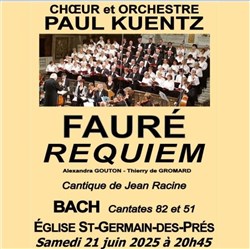 Affiche de Choeur et orchestre Paul Kuentz : Fauré requiem