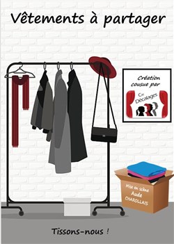 Affiche de Vêtements à partager