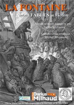 Affiche de La Fontaine entre fables et violon