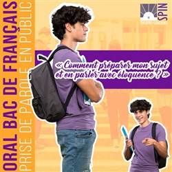 Affiche de Stage de préparation à l'oral du bac de Français
