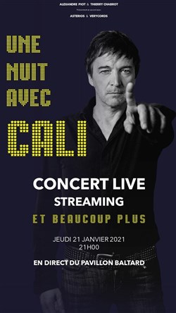 Affiche de Cali en concert live streaming