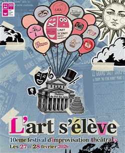 Affiche de 10e Festival d'Improvisation Théâtrale de Valbonne