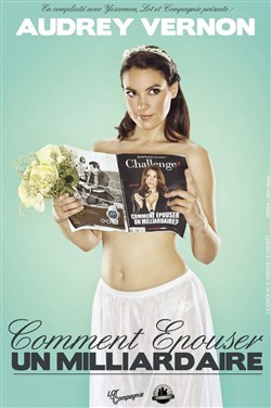 Affiche de Audrey Vernon dans Comment épouser un milliardaire