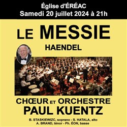 Affiche de Choeur et Orchestre Paul Kuentz : Messie de Haendel | Eréac