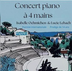Affiche de Concert Piano à 4 mains