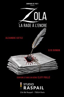 Affiche de Zola, la rage à l'encre