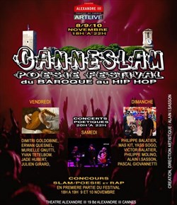 Affiche de Canneslam Poésie Festival