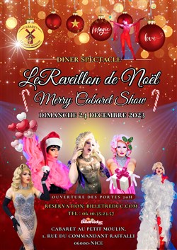Affiche de Réveillon de noël : Merry Cabaret Show