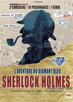 Affiche de Sherlock Holmes et l'Aventure du Diamant Bleu