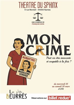 Affiche de Mon crime