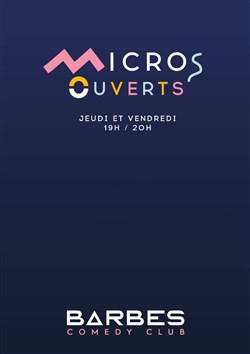Affiche de Micro ouvert | présenté par Rémi Boyes
