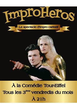 Affiche de Improhéros au théâtre