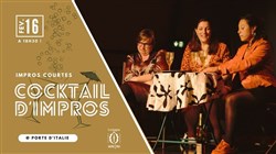 Affiche de Cocktail d'Impro spécial Saint Valentin