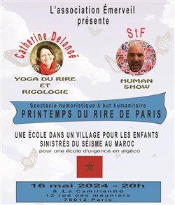 Affiche de Spectacle humoristique à but humanitaire
