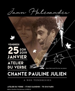 Affiche de Jann Halexander chante Pauline Julien