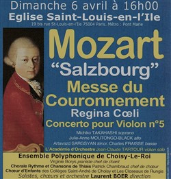 Affiche de Ensemble Polyphonique de Choisy-le-Roi : Mozart Salzbourg