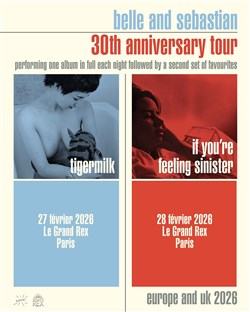 Affiche de Belle and Sebastian performing Tigermilk + fan favourites