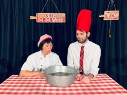 Affiche de Éclats de rire en cocotte, Compagnie l'Atelier Flottant