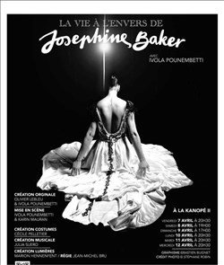 Affiche de La vie à l'envers de Joséphine Baker