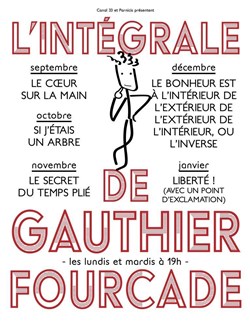 Affiche de Gauthier Fourcade Dans Le secret du temps plié