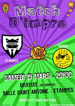 Affiche de Match d'impro : Etampes / Rouen