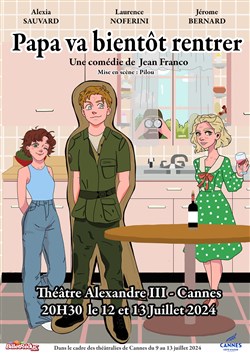 Affiche de Papa va bientôt rentrer