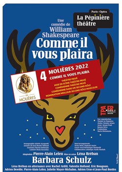 Affiche de Comme il vous plaira | avec Barbara Schulz