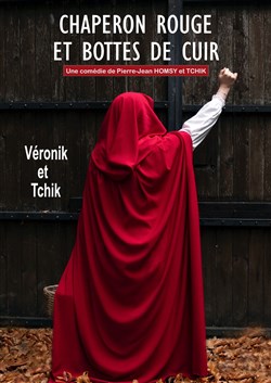 Affiche de Chaperon rouge et bottes de cuir