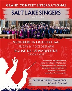 Affiche de Grand concert 120 choristes américains