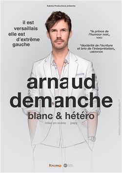 Affiche de Arnaud Demanche dans Blanc et hétéro
