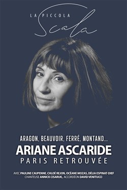 Affiche de Paris retrouvée avec Ariane Ascaride