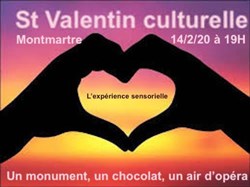 Affiche de Visite guidée : Saint Valentin culturelle et sensorielle à Montmartre | Veronica Antonelli