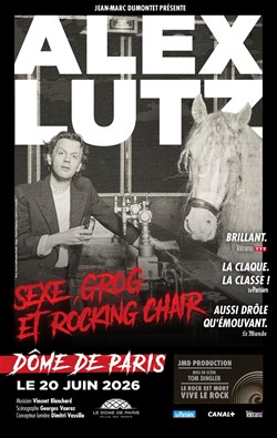Affiche de Alex Lutz dans Sexe, grog et rocking chair